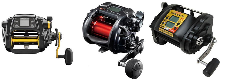 different types of fishing reels pictures
