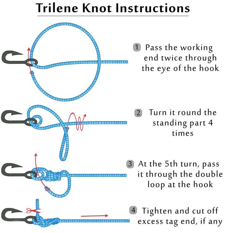 Top Tying Trilene Knot