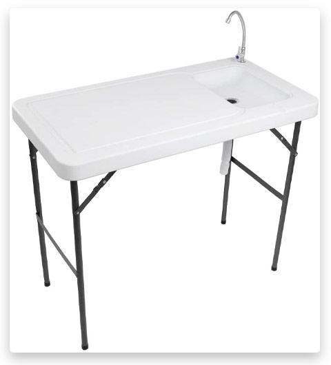 VINGLI Outdoor Folding Fish and Game Cleaning Table