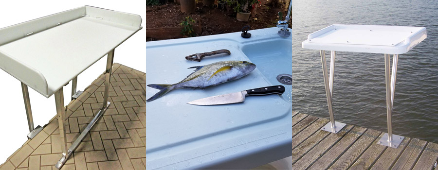 choice of fish cleaning tables