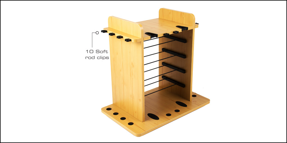 10 Fishing Rod Racks