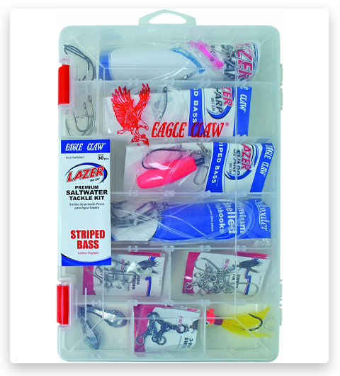 Eagle Claw Striped Bass Saltwater Tackle Kit