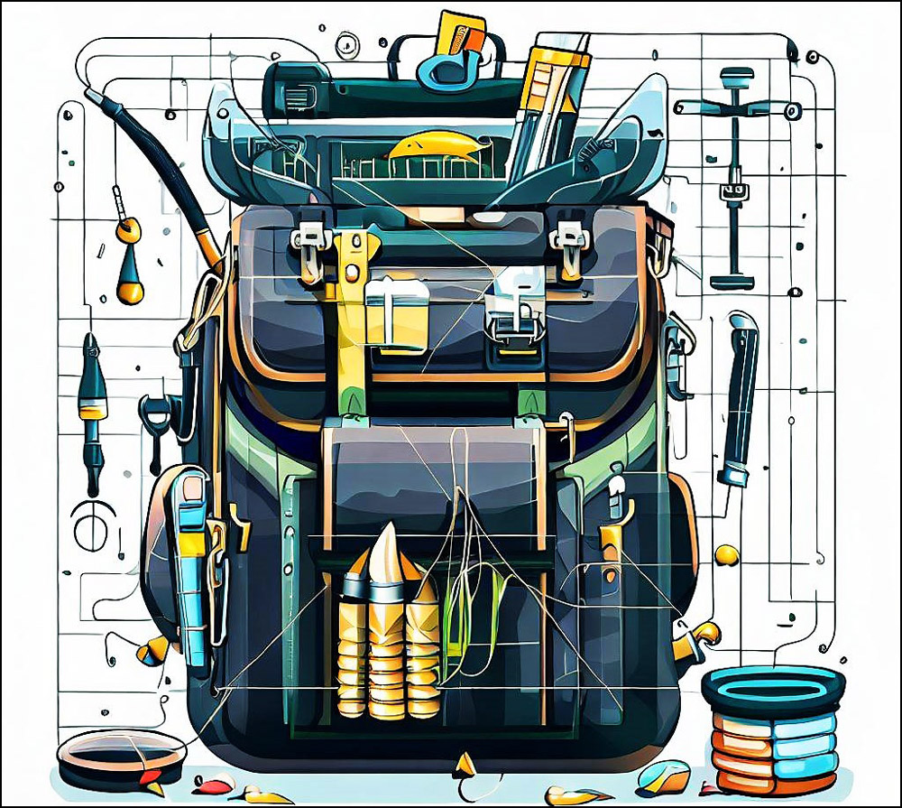 Magreel fishing tackle boxes