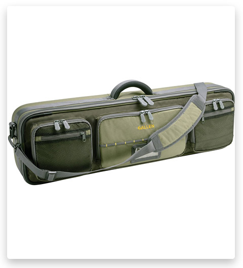 Guide Gear Ice Fishing Rod Case 8-Rod and Reel Hard Sided Strong Lightweight 