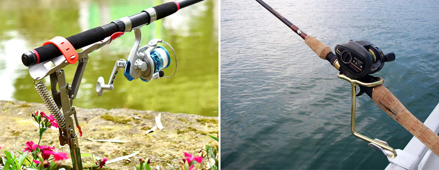 special light fishing rod holders