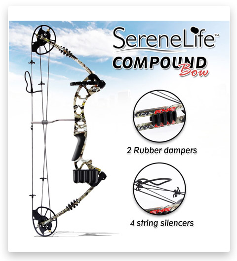 SereneLife Bow Adjustable Draw