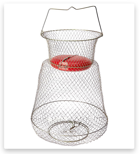 Details about   5-Layer Floating Wire Basket High Capacity Collapsible Fish Net Cage Fishing Net 