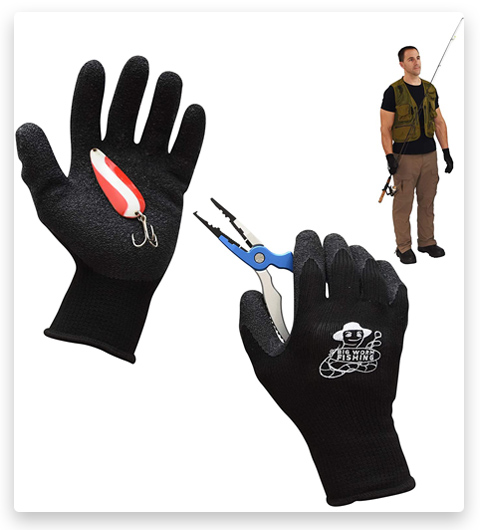 Big Worm Fishing Fish Handling Gloves