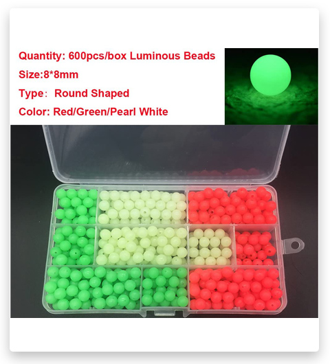 Colorful Luminous Glow Fishing Beads Eggs Kit