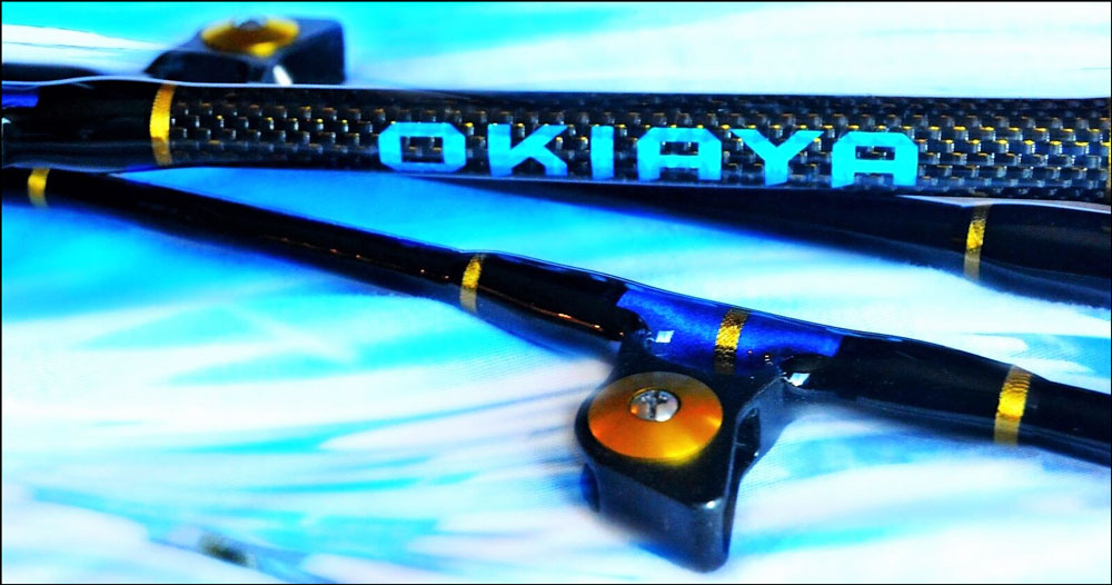 Okiaya bent butt fishing rods