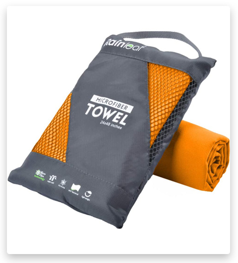 Rainleaf Microfiber Towel Perfect Travel & Sports &Beach Towel