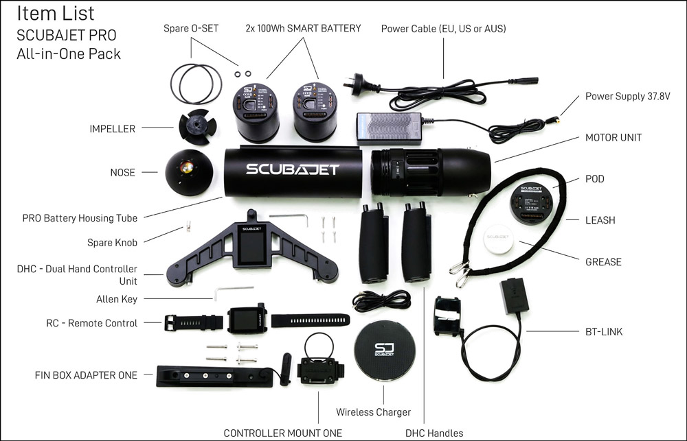 underwater drone components