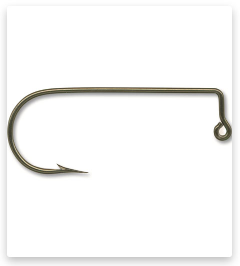 Box Qty 50 Mustad Hooks 90211 Kendal Round Spade End Barbed Gold Size 8 