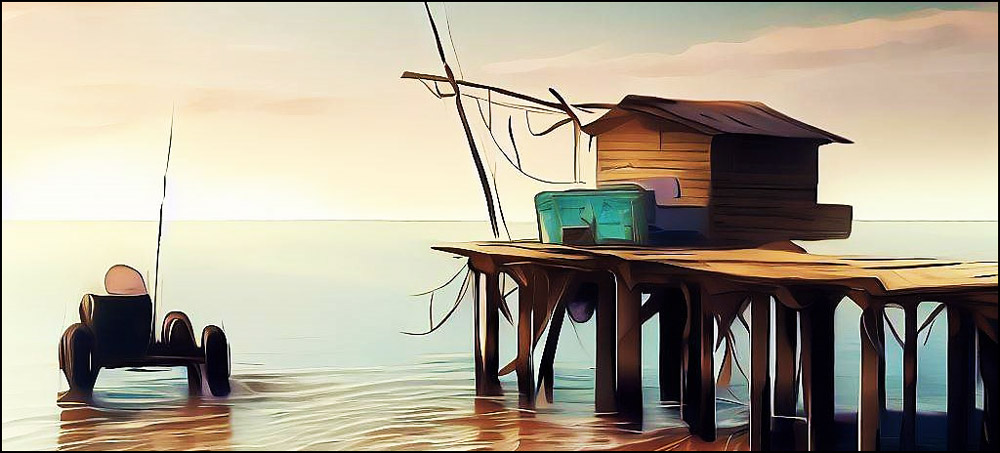 Quantum pier fishing cart