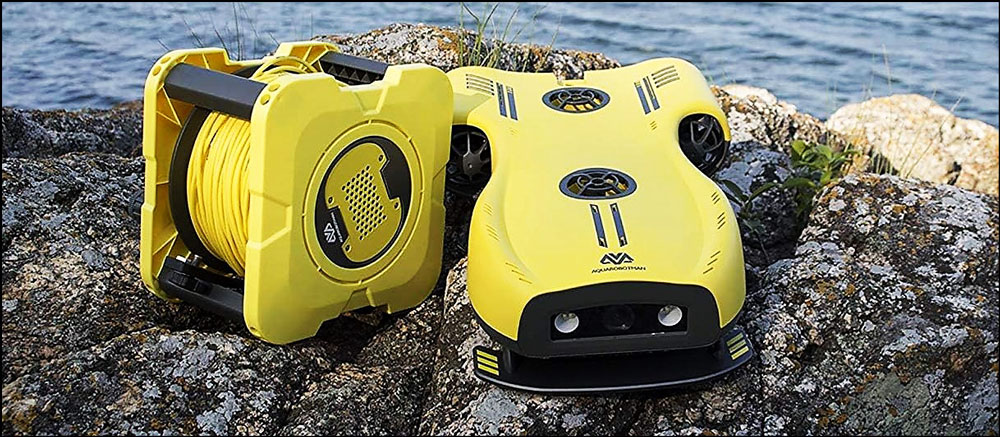 fishing underwater drone