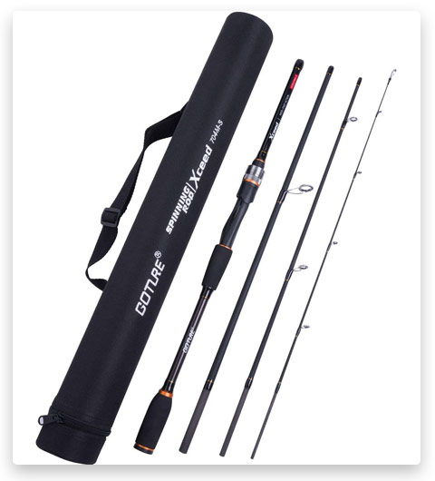 Goture Telescopic Fishing Rods 2/8 Hard Carbon Fiber Stream Carp Hand Pole UK 