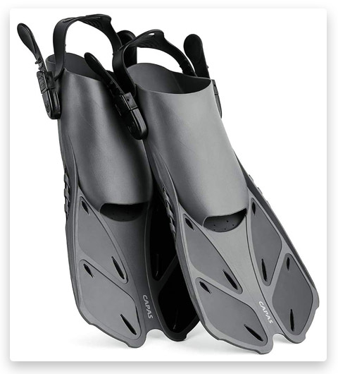 CAPAS Swim Fins Travel Size Short Adjustable
