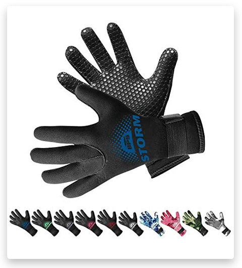 BPS Double-Lined Neoprene Wetsuit Gloves