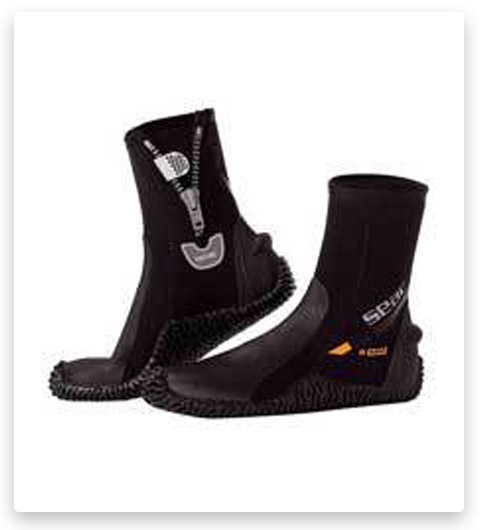 SEAC Basic Neoprene Scuba Boots with Side Zipper