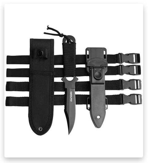 Scuba Diving Knife with Leg Straps