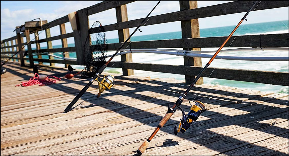 fishing spot on the pier