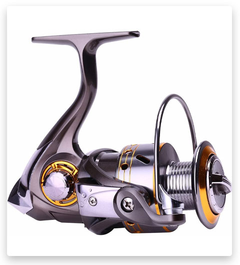9+1 BB Smooth Fishing Reels Lightweight Spinning Fishing Reel with Spare Q4H0 