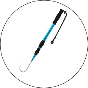 Telescopic Fishing Gaff with Stainless Hook