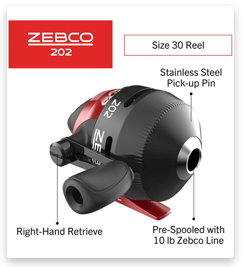 Zebco 202 Spincast Reel and Rod Combo