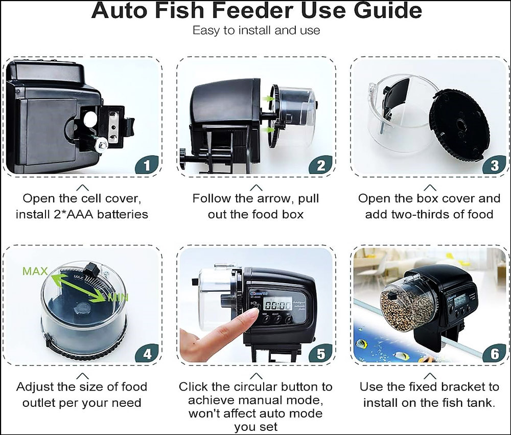 Automatic Fish Feeder Use Guide