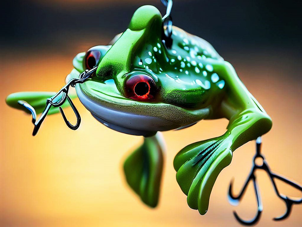 Frog Lures for Bass Fishing Momoi Diamond Braid