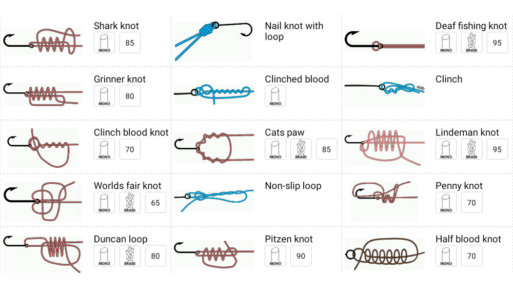 Different Types of Fishing Knots