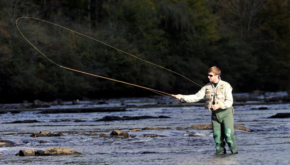 Typical Fly Fishing