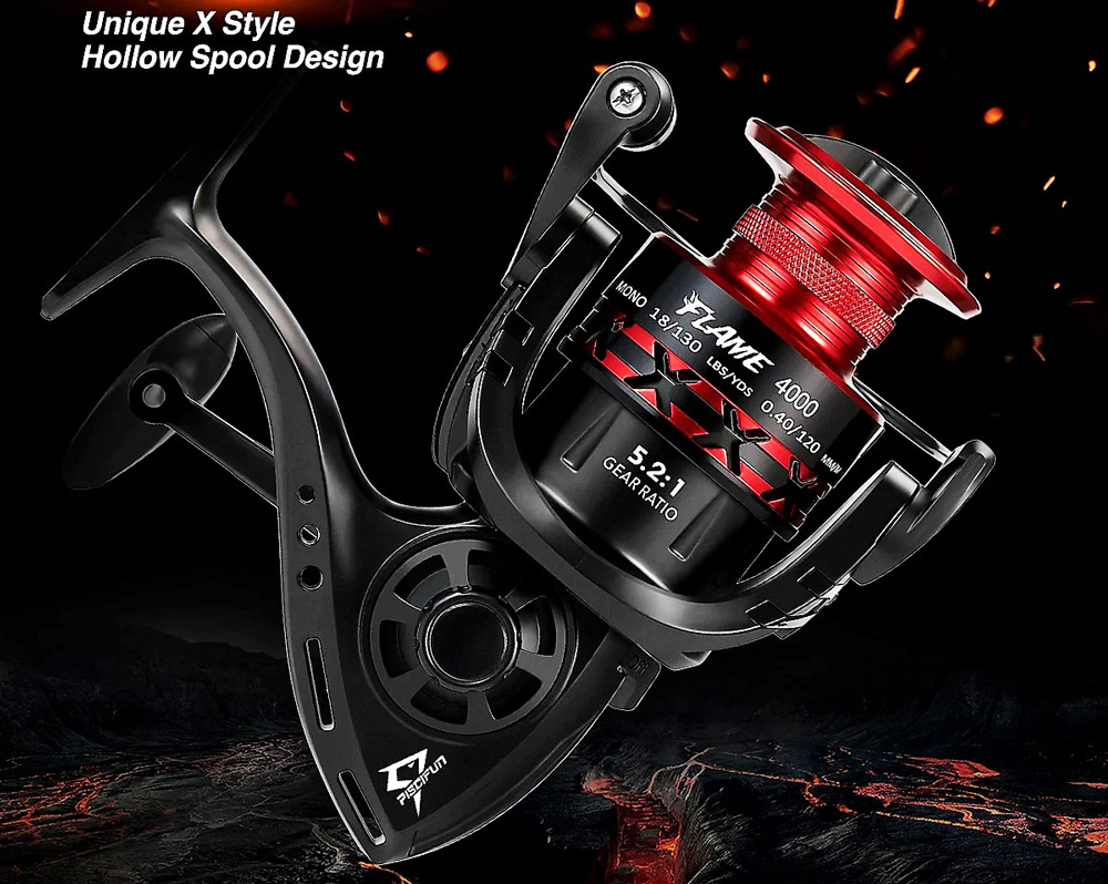 Appearance Piscifun Flame Spinning Reel
