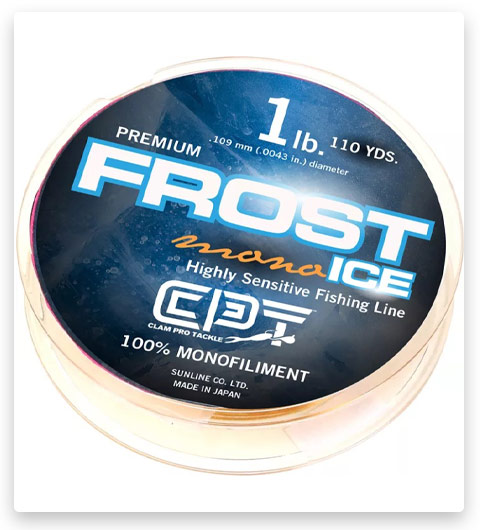 Clam Outdoors Premium Frost Ice Monofilament Fishing Line