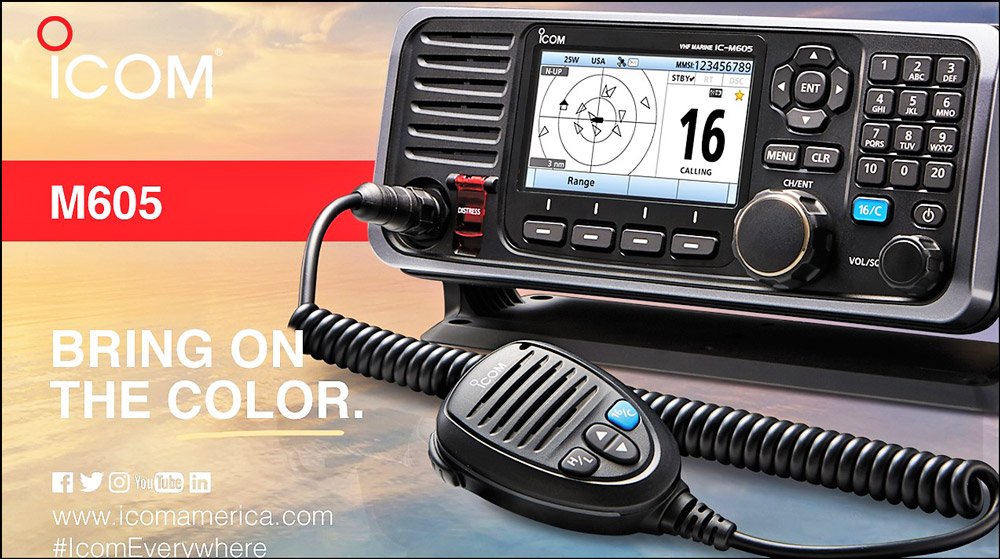 Icom M605 Mobile Marine Radios