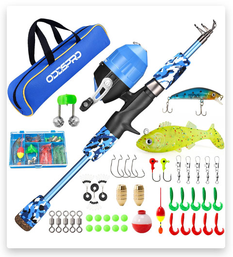 ODDSPRO Kids Fishing Pole Combo Kit