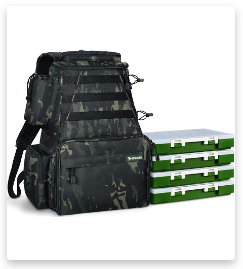 Rodeel Fishing Tackle Backpack Fishing Rod Holders