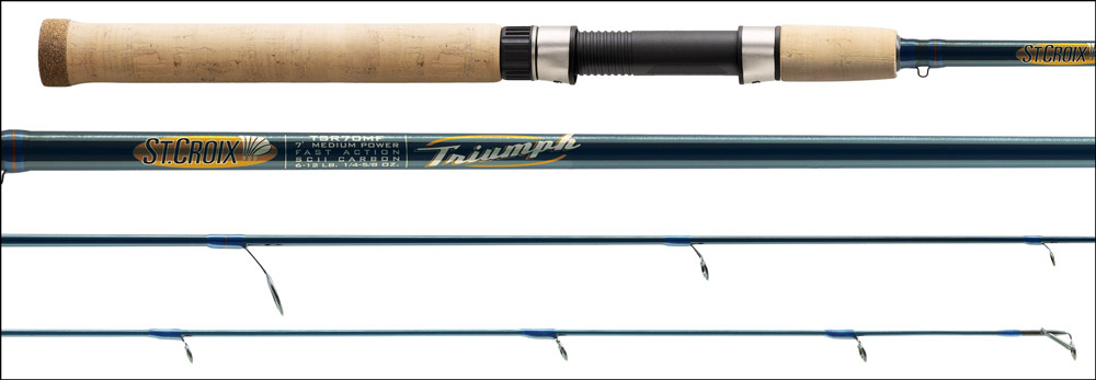 St Croix Triumph Spinning Walleye Rods