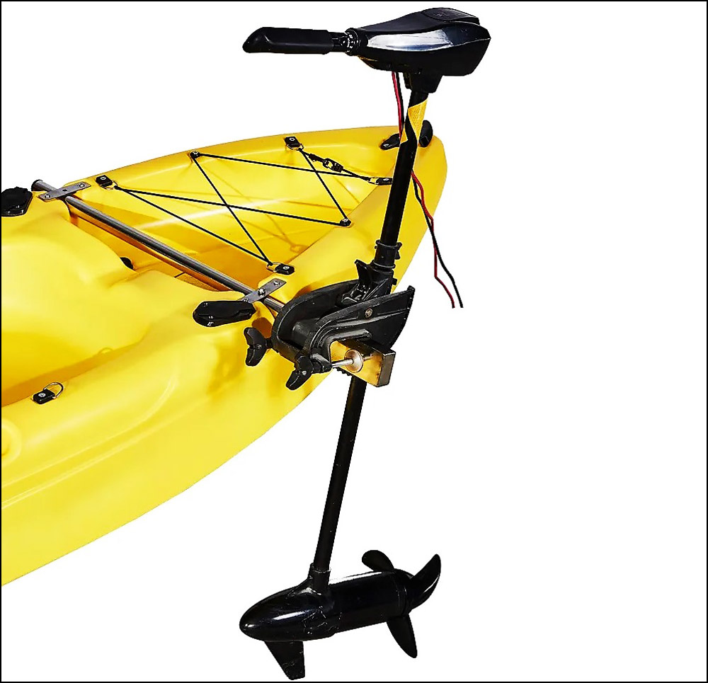 kayak side motor mount