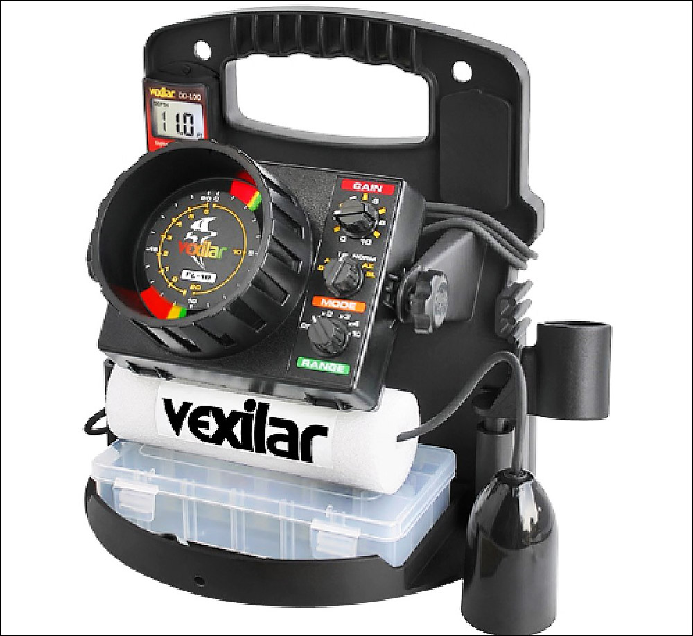 winter fishing with vexilar ice fishing flasher