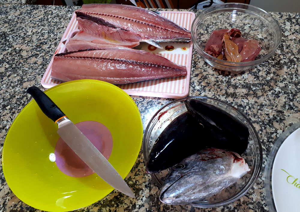 Cutting fish 19 